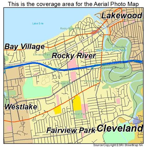 rocky river oh 44116|rocky river ohio street map.